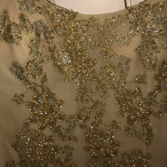 GORGEOUS Mon Cherie size 8 gown with clutch - Picture 5 of 15